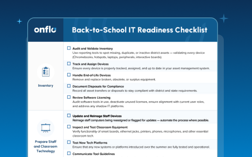 Back to school IT checklist